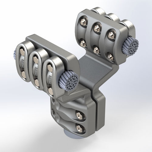 Tee Connector 2xConductor To Stud