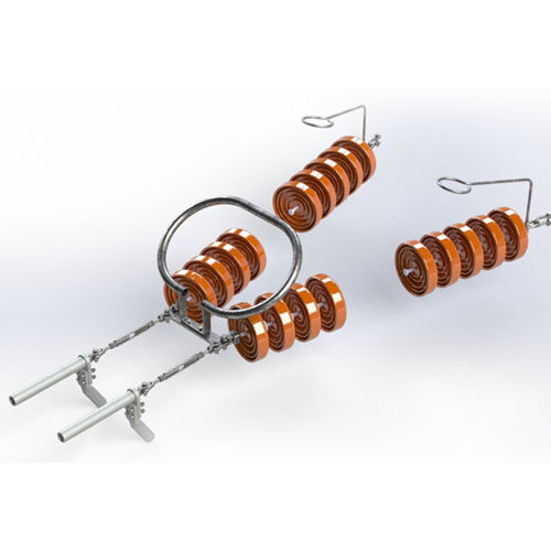 500kV Vee Double Tension 2xConductor TAL with Turnbuckle